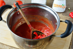 Томатный соус без уксуса на зиму Томатный соус без уксуса на зиму