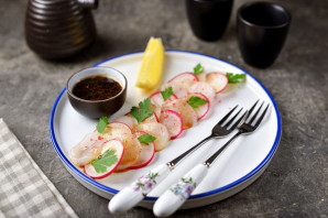 Карпаччо из гребешка Карпаччо из гребешка