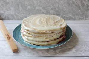 Медовый торт с вишней Медовый торт с вишней