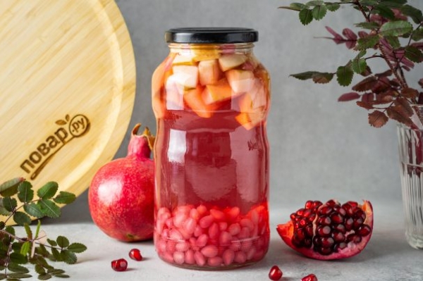 Компот из граната на зиму Компот из граната на зиму