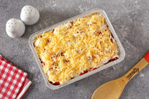 Горбуша с баклажанами Горбуша с баклажанами