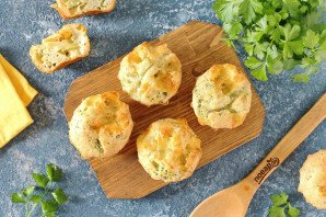 Кексы с брокколи и сыром Кексы с брокколи и сыром