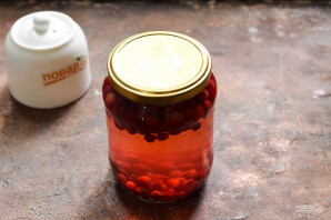 Компот из клюквы на зиму Компот из клюквы на зиму