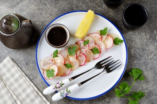 Карпаччо из гребешка Карпаччо из гребешка