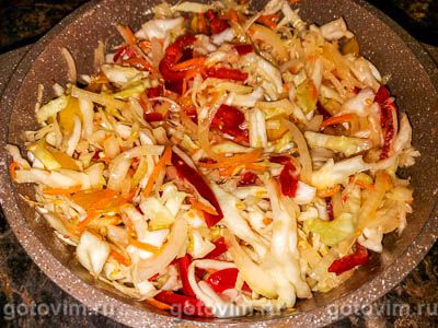 Салата из капусты и помидоров на зиму Салата из капусты и помидоров на зиму