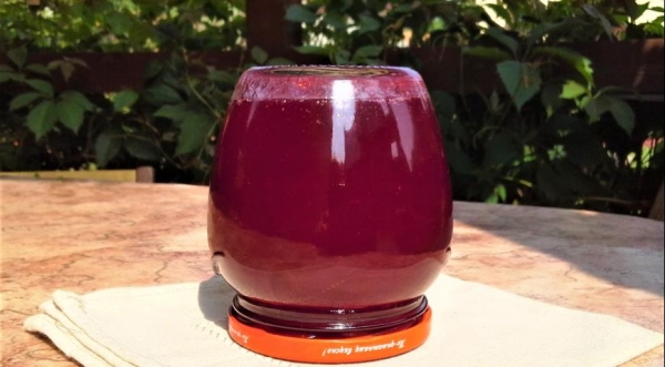 Взбитые сливки с желе из красной смородины, с фруктами и съедобными цветами, пошаговый рецепт с фото