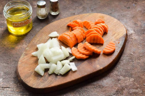 Овощное рагу с курицей и брокколи Овощное рагу с курицей и брокколи