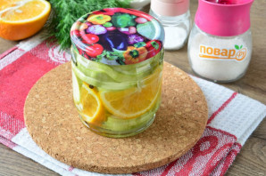 Кабачки с апельсином без стерилизации на зиму Кабачки с апельсином без стерилизации на зиму