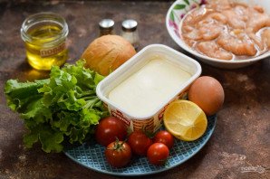 Салат "Цезарь" с сыром фета Салат "Цезарь" с сыром фета