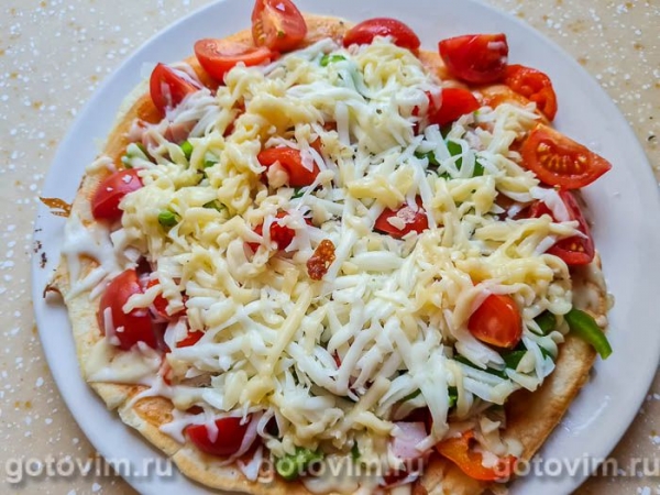 Пицца на сковороде Пицца на сковороде