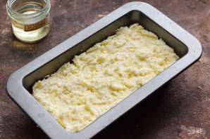 ПП шарлотка с яблоками и творогом