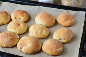 Печенье на кефире с яблоками