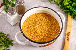 Суп из чечевицы с молоком