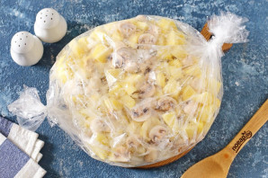 Диетическая картошка с грибами Диетическая картошка с грибами