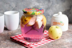 Компот из яблок с базиликом на зиму Компот из яблок с базиликом на зиму