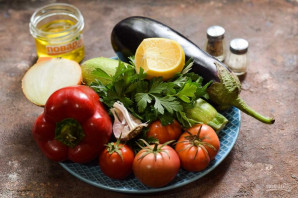 Армянская закуска из баклажанов и кабачков Армянская закуска из баклажанов и кабачков