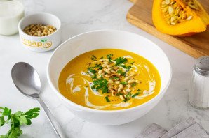 Суп пюре из тыквы в мультиварке Суп пюре из тыквы в мультиварке