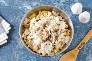 Диетическая картошка с грибами Диетическая картошка с грибами