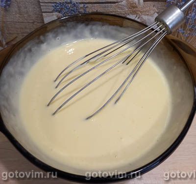 Запеканка из печени в яичной заливке