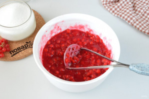 Калина протертая с сахаром Калина протертая с сахаром