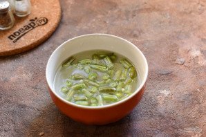 Салат со стручковой фасолью без майонеза Салат со стручковой фасолью без майонеза