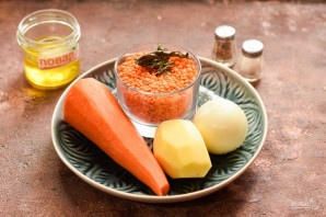 Суп из чечевицы с мятой Суп из чечевицы с мятой