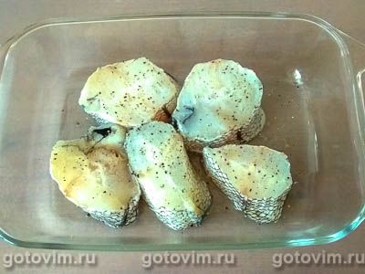 Макрурус, запеченный в духовке с грибами в сливках Макрурус, запеченный в духовке с грибами в сливках