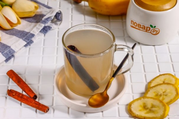 Банановый настой с корицей Банановый настой с корицей