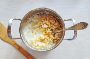 Рисовая запеканка с яблоком в мультиварке Рисовая запеканка с яблоком в мультиварке