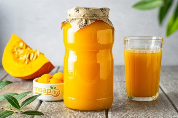 Сок из тыквы и яблок на зиму Сок из тыквы и яблок на зиму