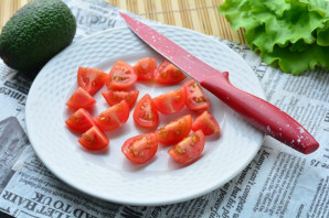 Салат с авокадо и маслинами Салат с авокадо и маслинами