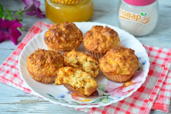 Диетические тыквенные кексы Диетические тыквенные кексы