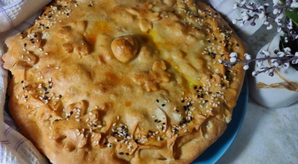 Мясной пирог с картофелем, пошаговый рецепт с фото