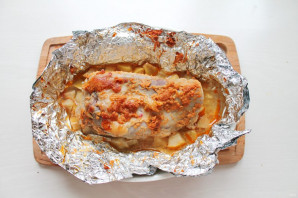 Буженина с яблоками Буженина с яблоками