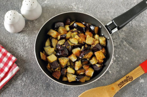 Горбуша с баклажанами Горбуша с баклажанами