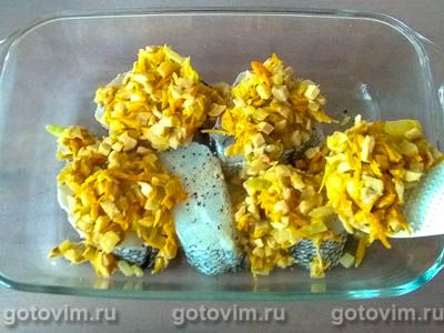 Макрурус, запеченный в духовке с грибами в сливках Макрурус, запеченный в духовке с грибами в сливках