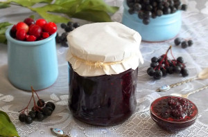 Клюква с черноплодной рябиной на зиму Клюква с черноплодной рябиной на зиму