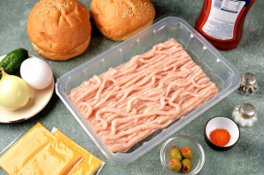 Бургер "Зубастый монстр" Бургер "Зубастый монстр"