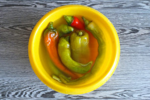 Мочёный острый перец на зиму Мочёный острый перец на зиму