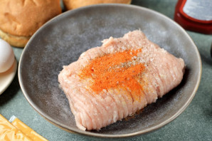 Бургер "Зубастый монстр" Бургер "Зубастый монстр"