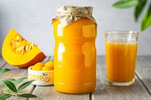 Сок из тыквы и яблок на зиму Сок из тыквы и яблок на зиму