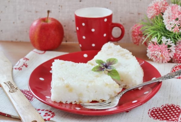 Рисовая запеканка с яблоком в мультиварке Рисовая запеканка с яблоком в мультиварке