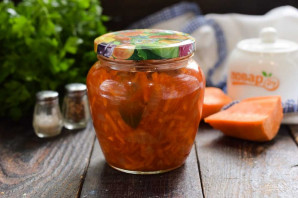 Салат из лука и моркови на зиму Салат из лука и моркови на зиму