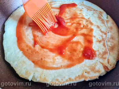 Пицца на сковороде Пицца на сковороде