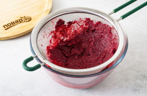 Протертая брусника без сахара Протертая брусника без сахара