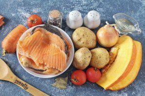 Рыбный суп с тыквой Рыбный суп с тыквой