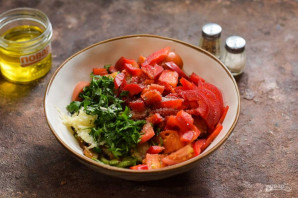 Армянская закуска из баклажанов и кабачков Армянская закуска из баклажанов и кабачков