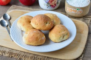 Печенье на кефире с яблоками