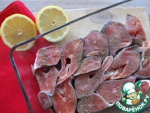 Горбуша с овощами Горбуша с овощами