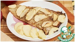Пангасиус с яблоками, в духовке Пангасиус с яблоками, в духовке